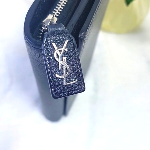 SAINT LAURENT Leather Wallet - Picture 5 of 9